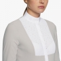 Cavalleria Toscana koszulka Embossed Stripe L/S Shirt With BIB CAD131 grey M